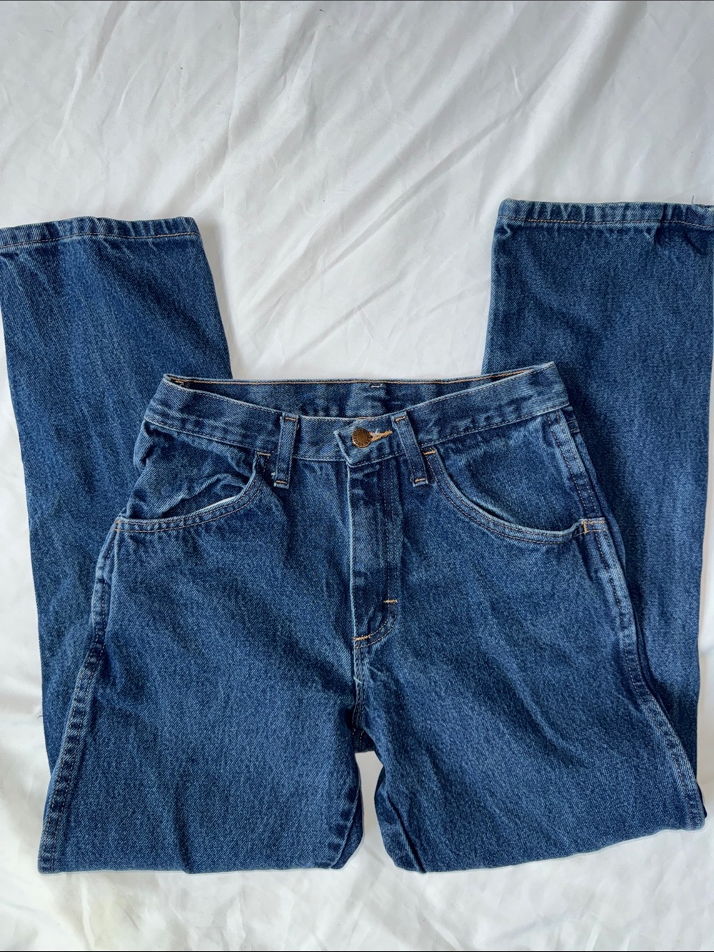 Vintage 90s Rustler Classic Dark Blue Denim Jeans